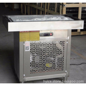 Single pan marble fried ice machine